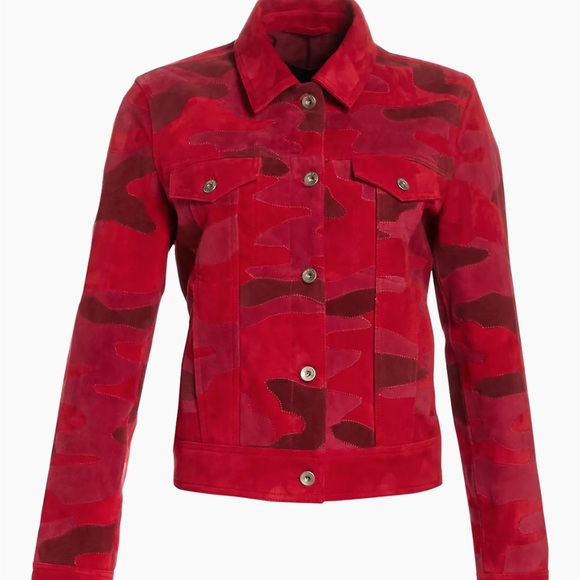 rag boneJax Suede Camo Jacket